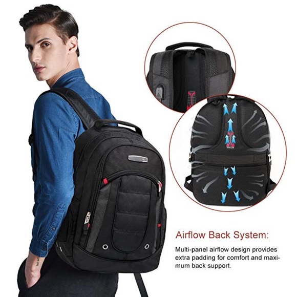 Cross Gear Laptop Backpack with Combination Lock - Picture 5 of 5